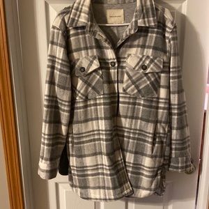 Thread and Supply lined shacket.